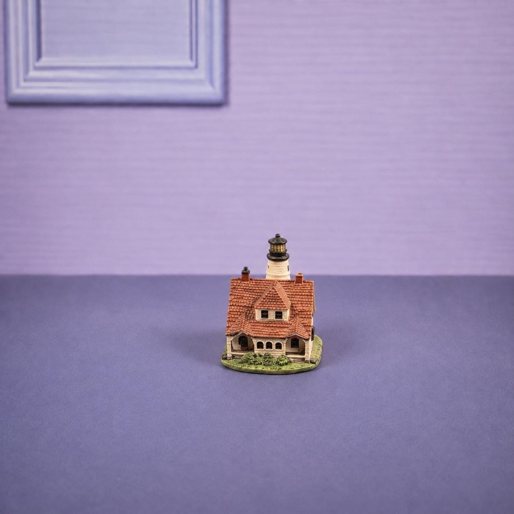 Vintage Portland Head Lighthouse Thimble Miniature Souvenir Collectible